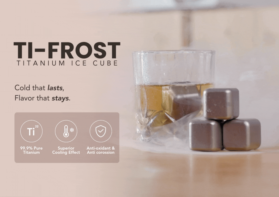 Ti-Frost: Cool quickly, savor fully