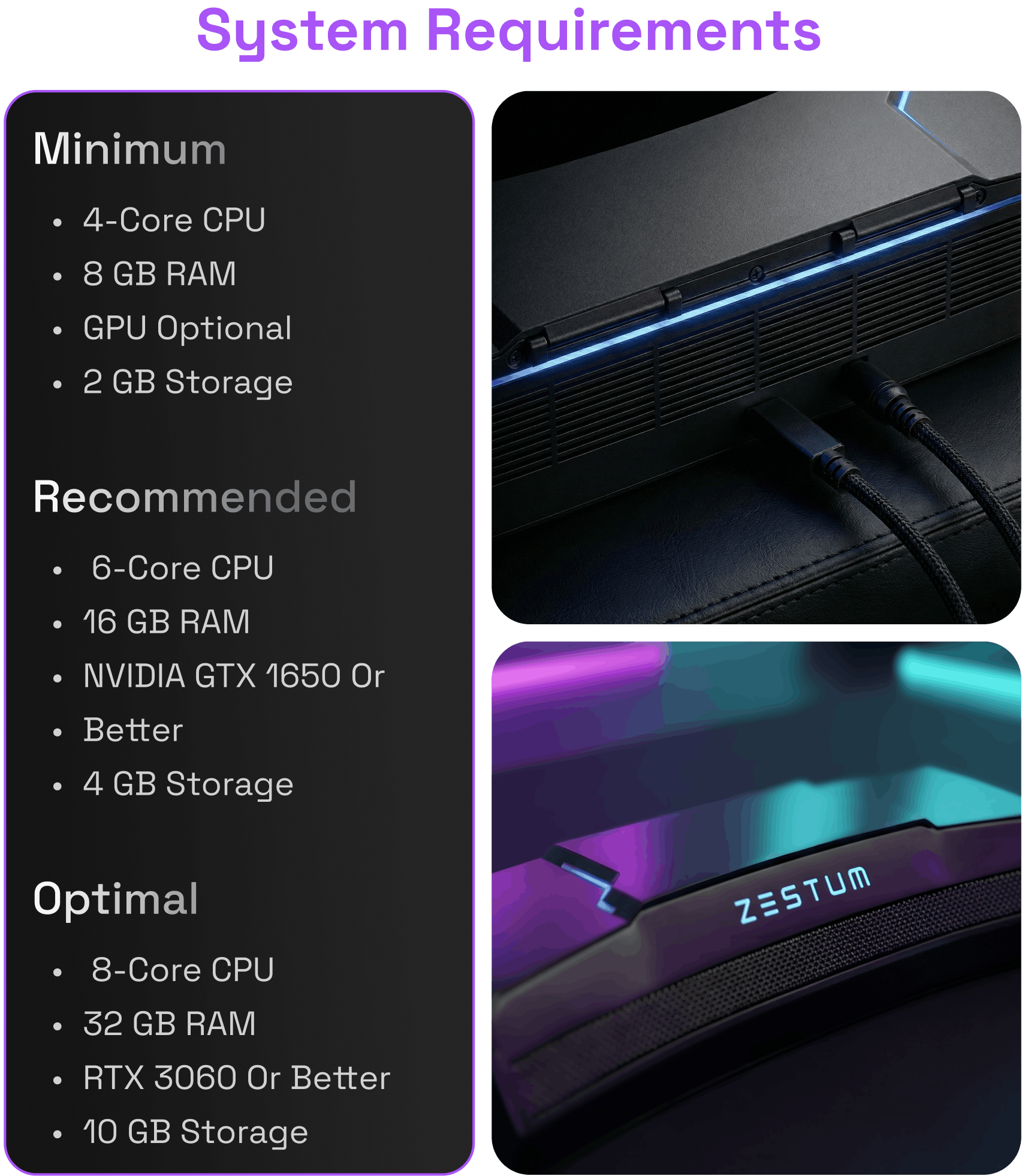 Built to Run Without Affecting Performance