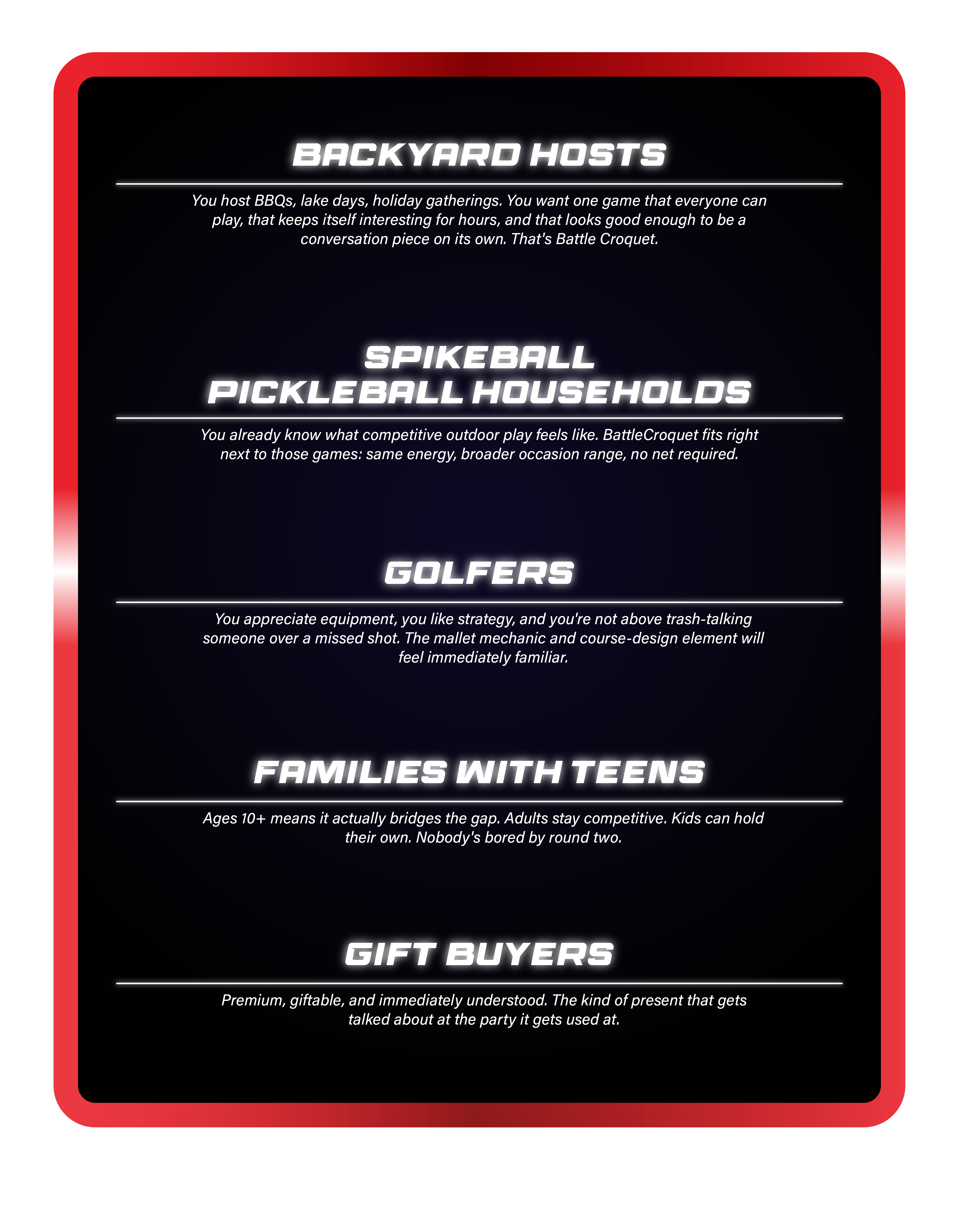For anyone who hosts, competes, or wanna have fun.