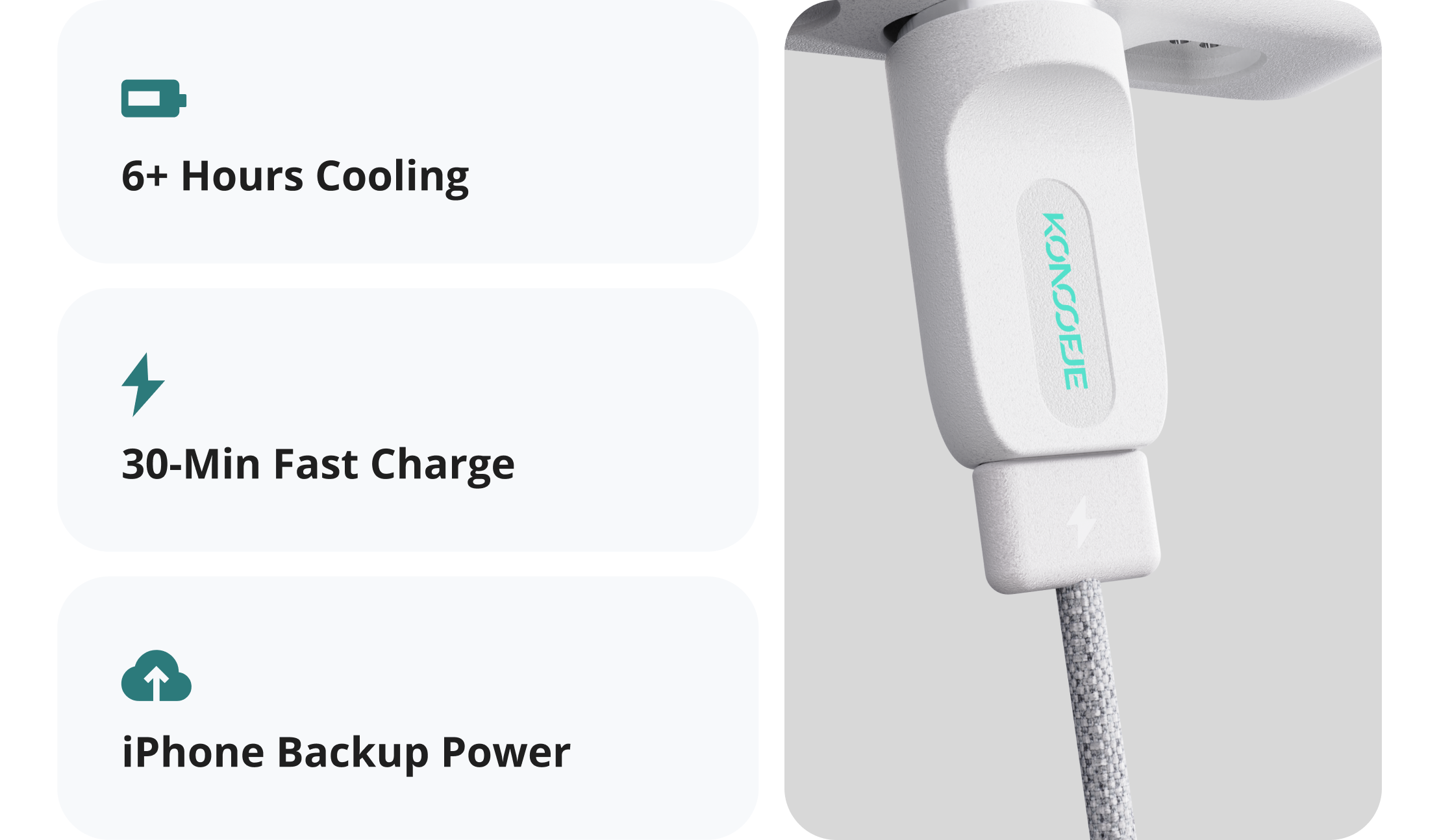 6+ Hours of Continuous Cooling