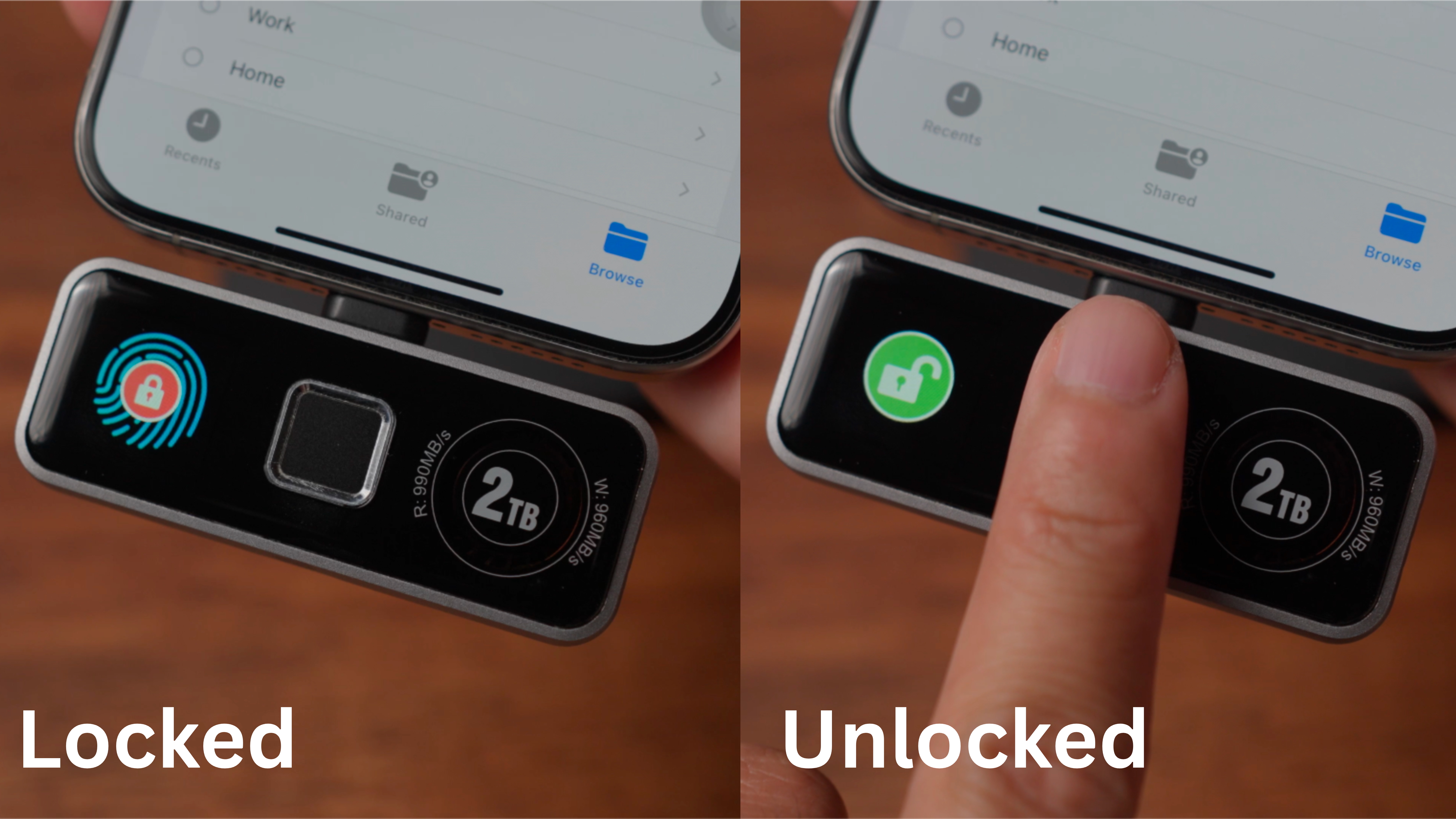 Plug and Play with Fingerprint Encryption