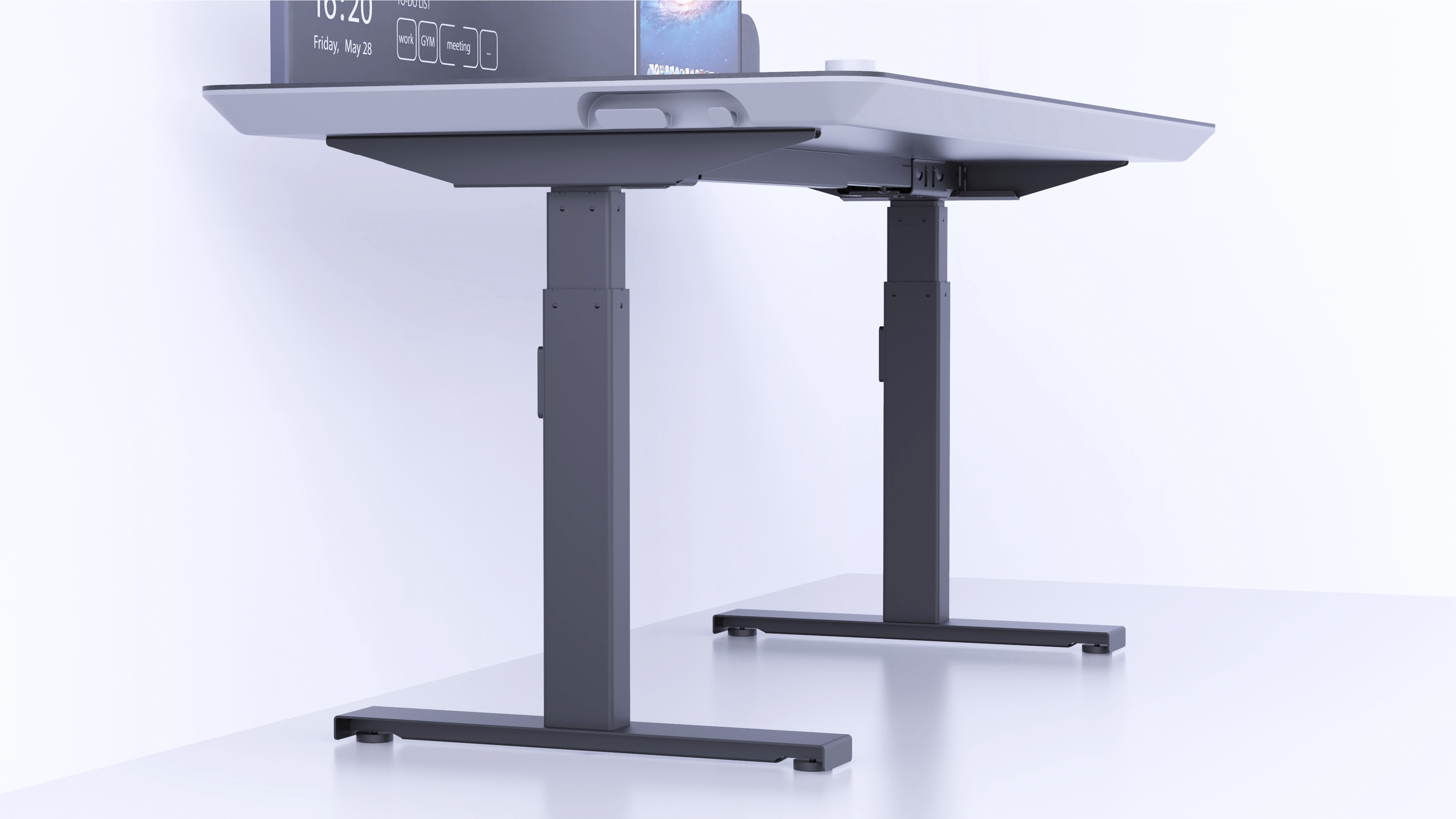Fully adjustable height