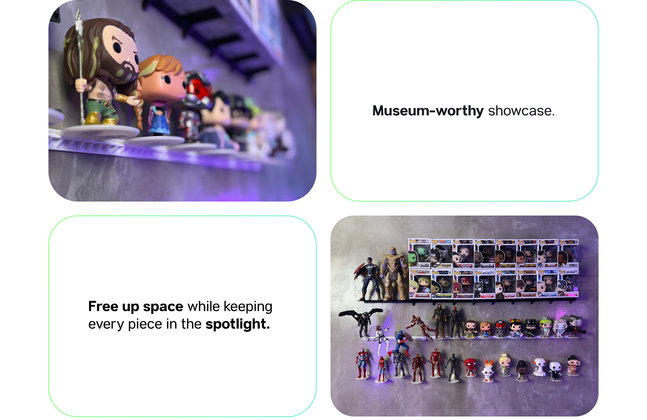 More Space, Less Clutter, Better Display
