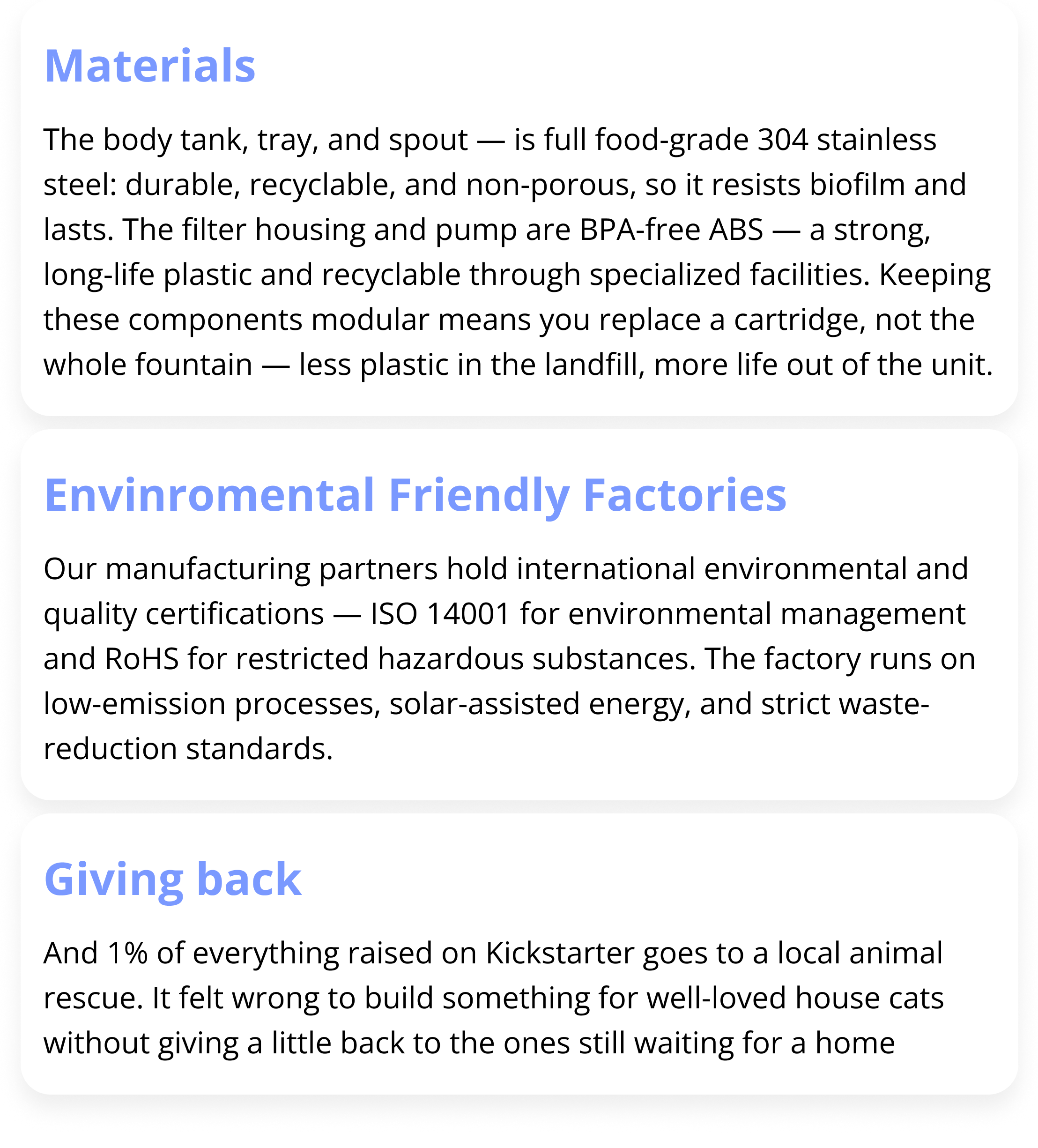 Environmental Commitment