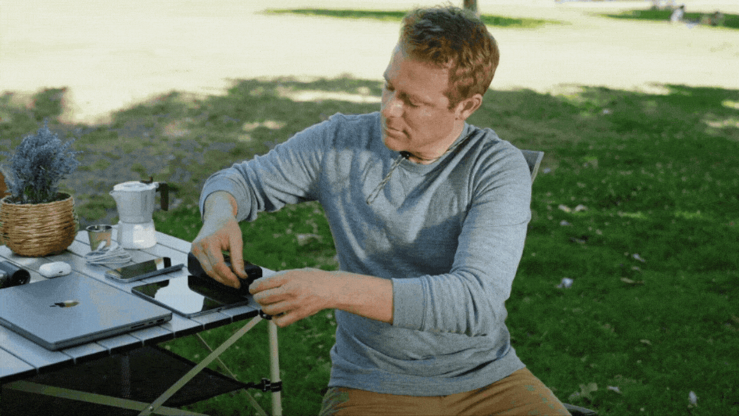 From Café Tables to Campsites — Power That Follows