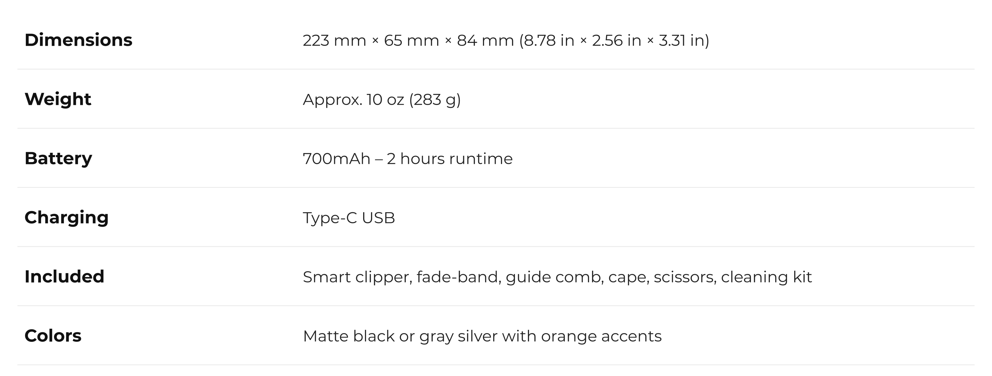 Specification