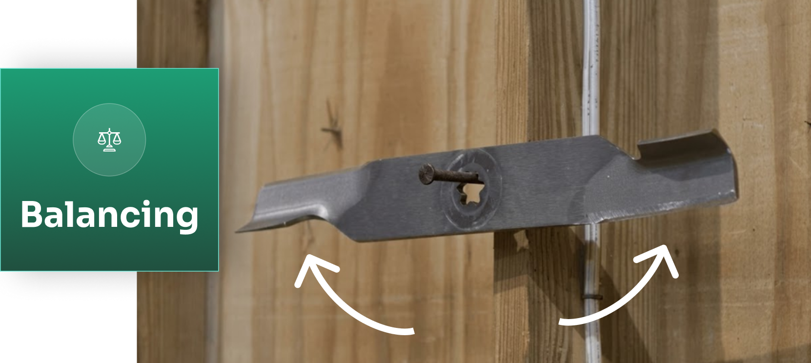 Keeps Your Blades Balanced