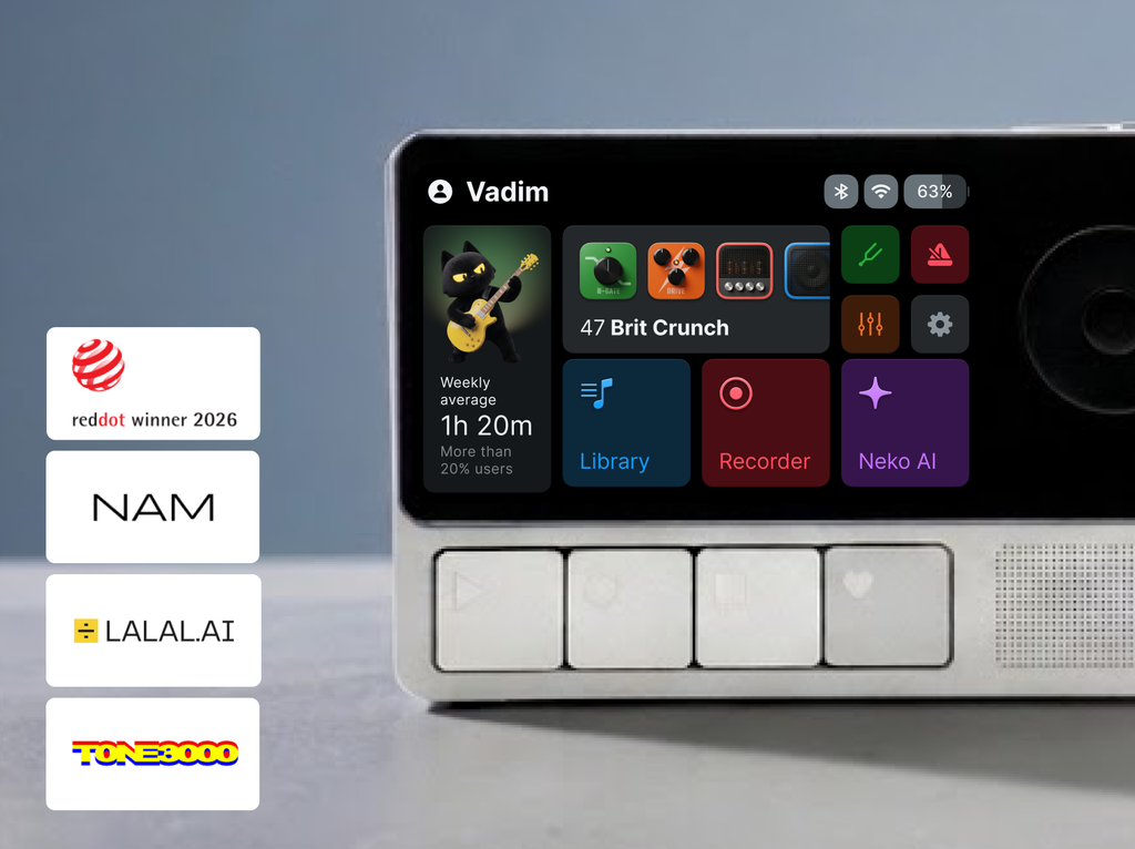 Neko: Pocket Wireless Guitar Studio