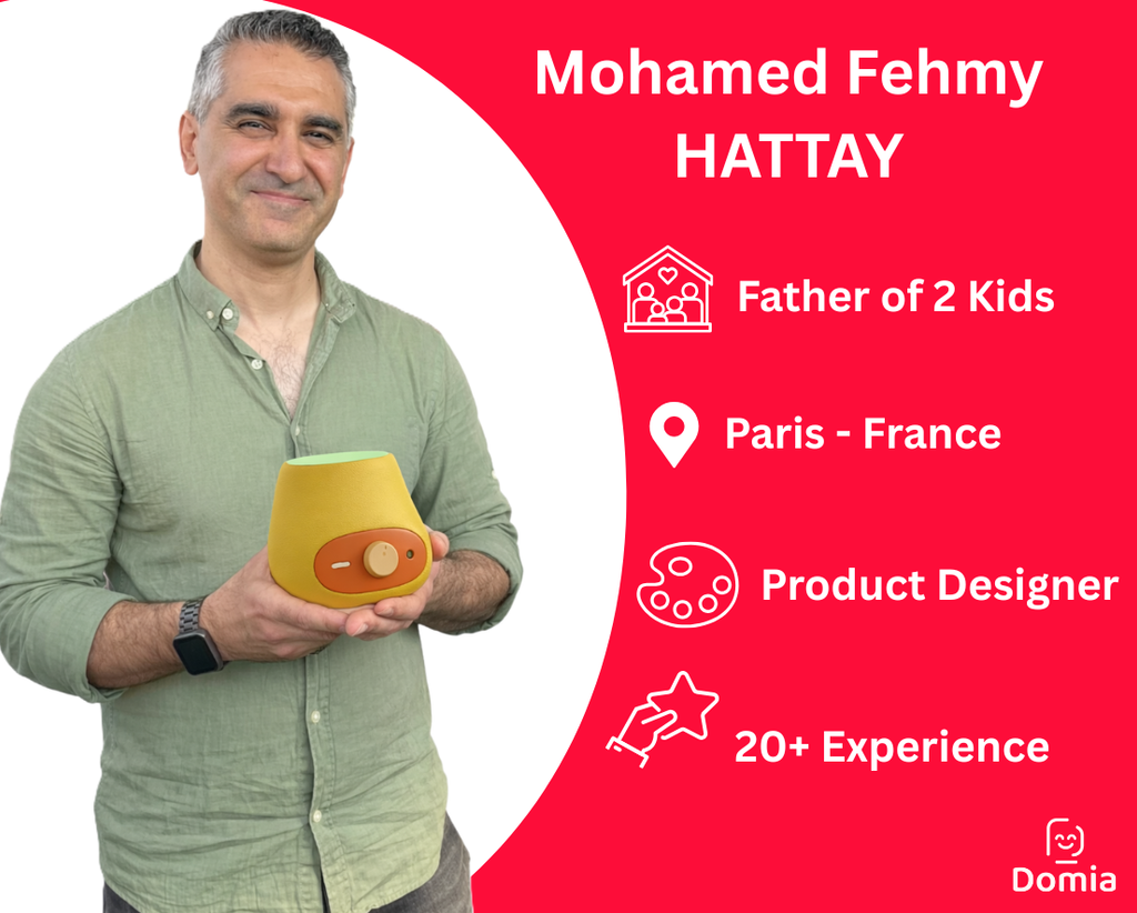 DOMIA is created by a parent and product designer 