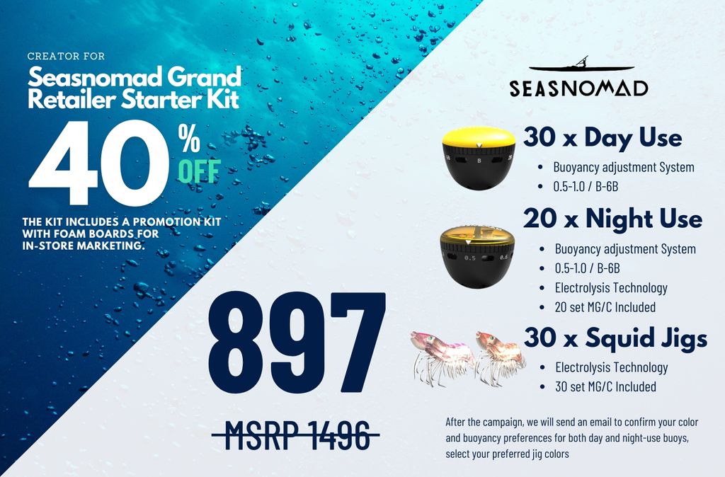 SeasNomad Grand Retailer Starter Kit