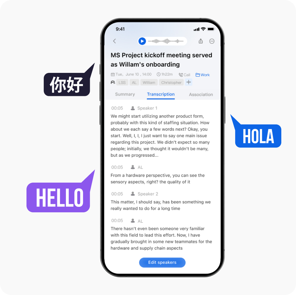 Transcribe in 100+ Languages