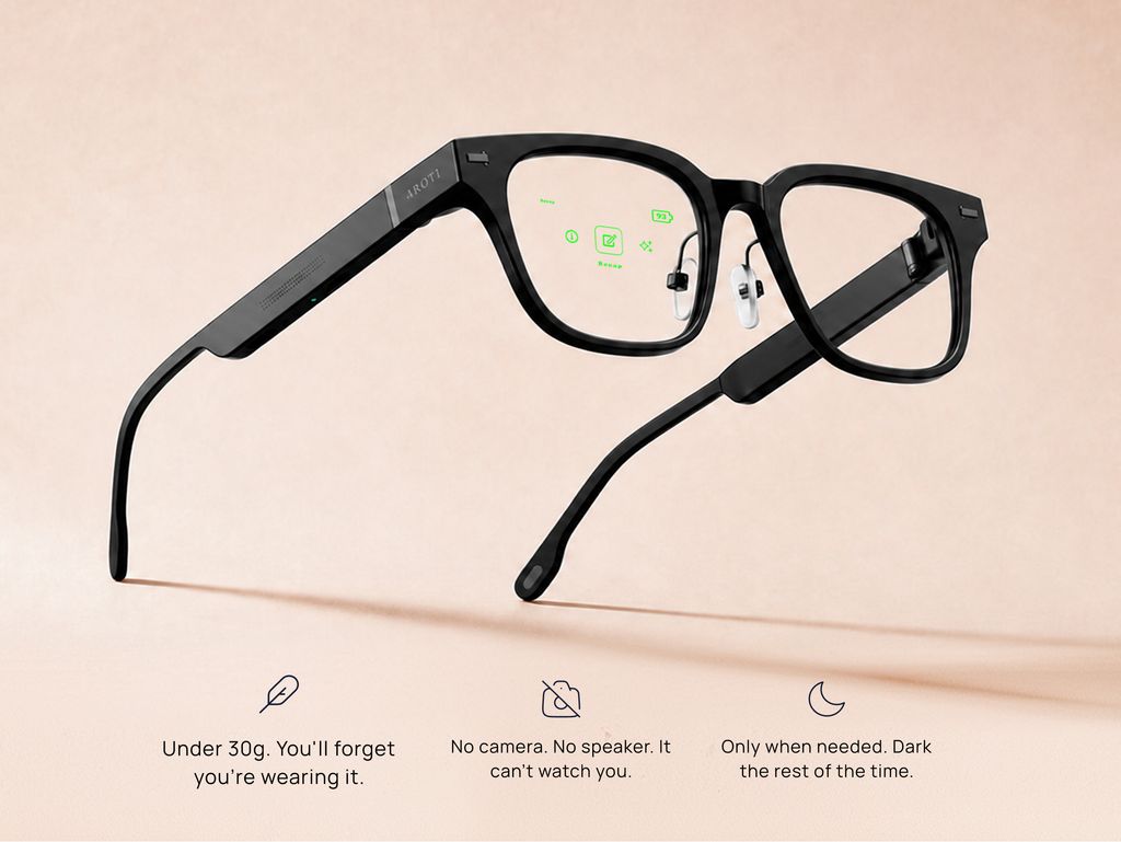 AROTI R1: The Essential AI Glasses