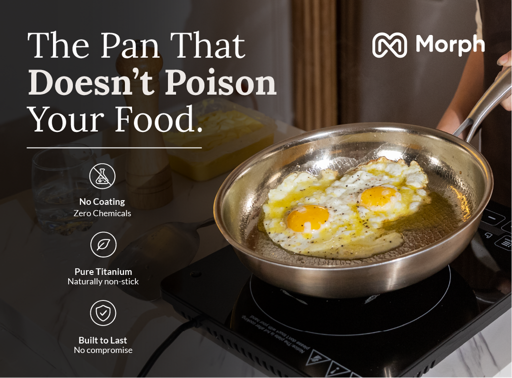 Vera Pan | AeroGrid Titanium for Healthier Non-Stick Cooking