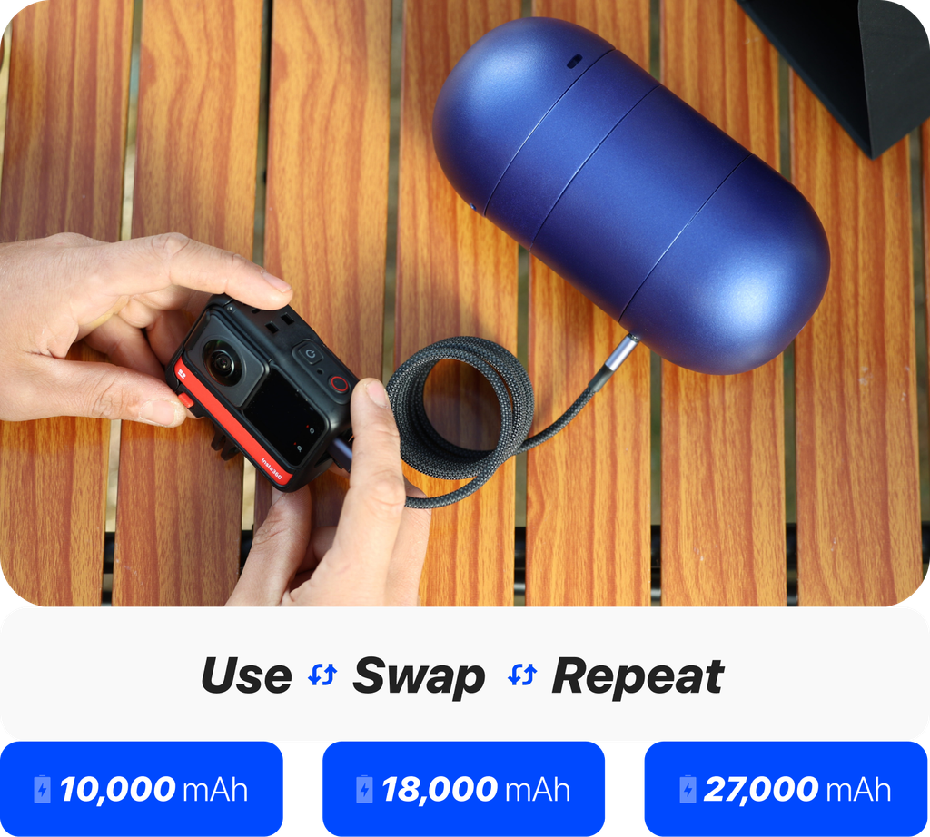 Generate Power with One. Use the Other.