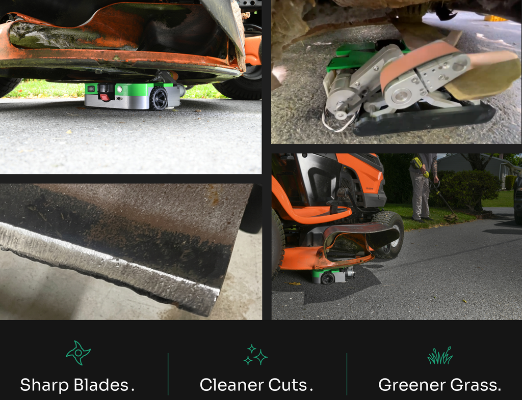 Sharper Blades = Happier Lawn