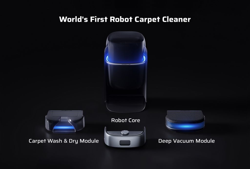 Robotin R2: World's First Robot Carpet Cleaner 