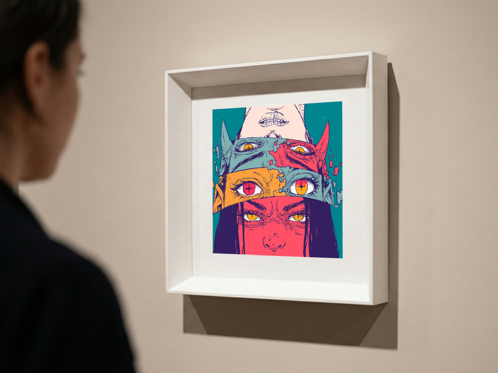 AELIG: A Paper-Like, Cable-Free E-Ink Frame for Digital Art
