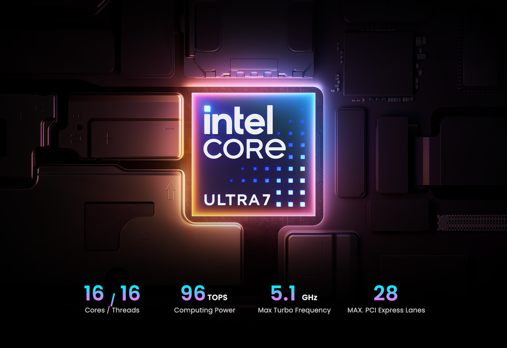 Powered by Intel® Core™ Ultra 7 Processor 255H
