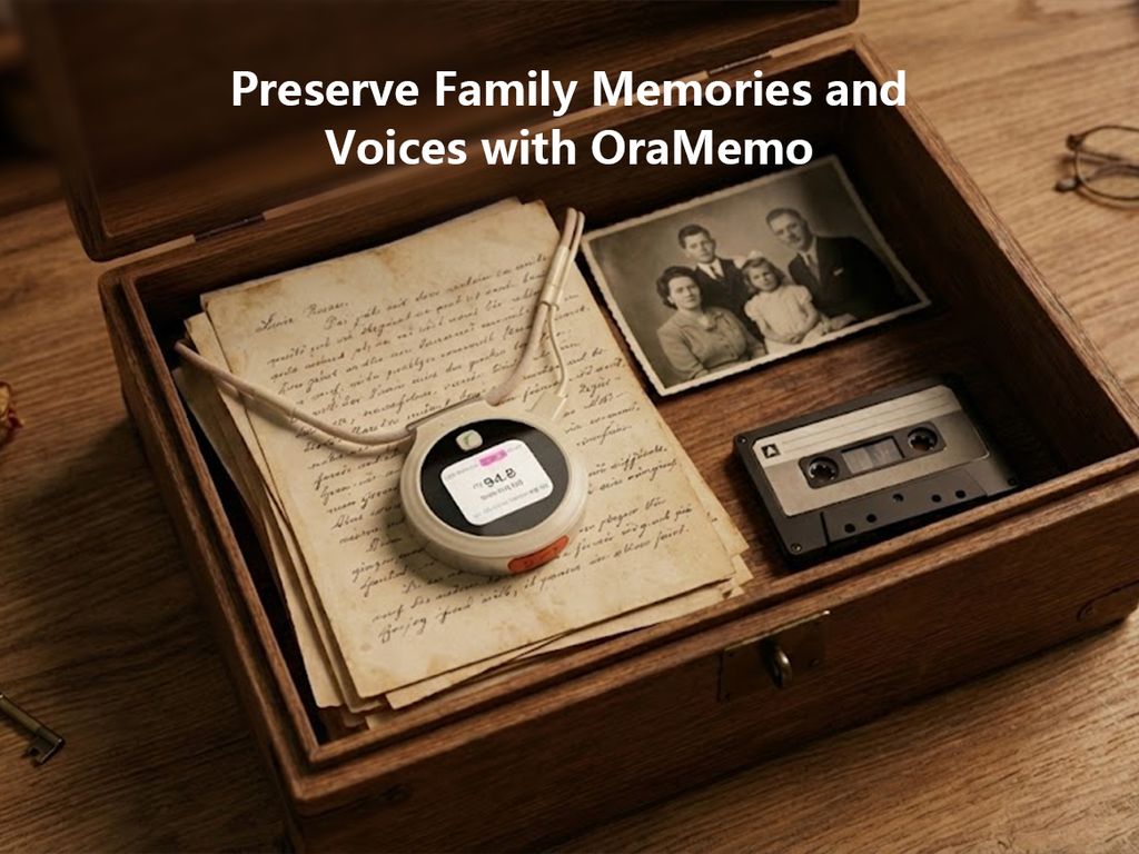 Preserve Family Memories: The 1-Button Voice Messenger