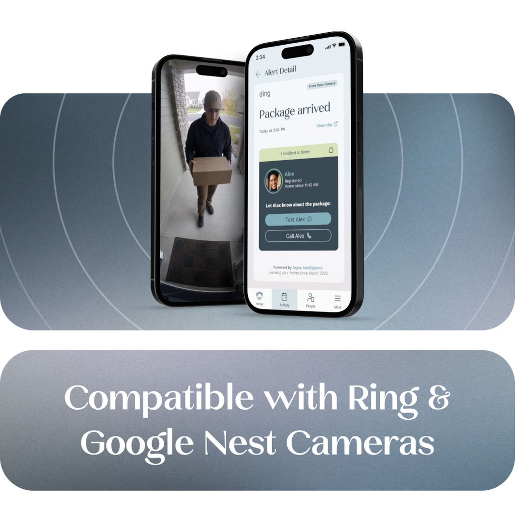 Integrates with Ring & Google Nest Cameras