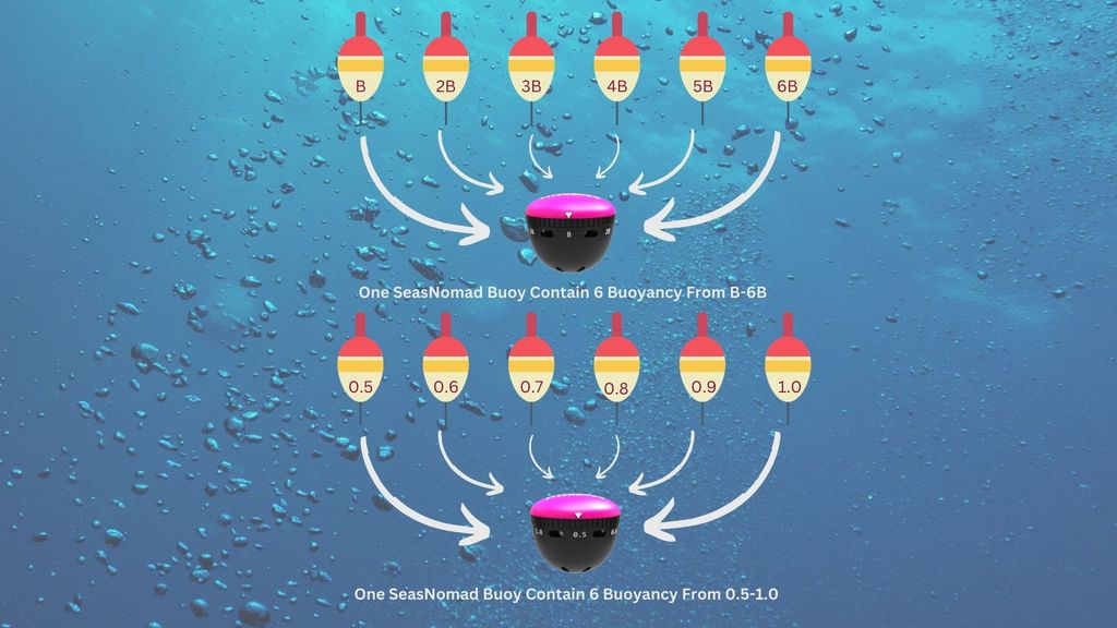 One SeasNomad's Buoy, Six Buoyancies