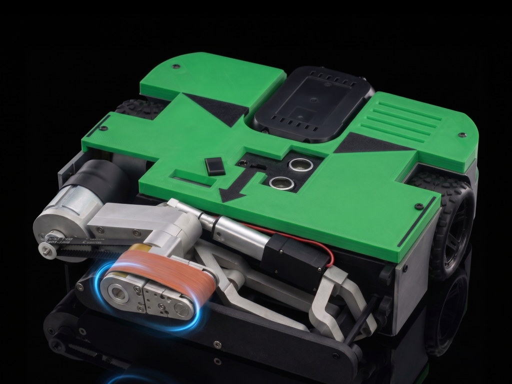 Vulcobot: World’s 1st Lawn Mower Blade Sharpening Robot