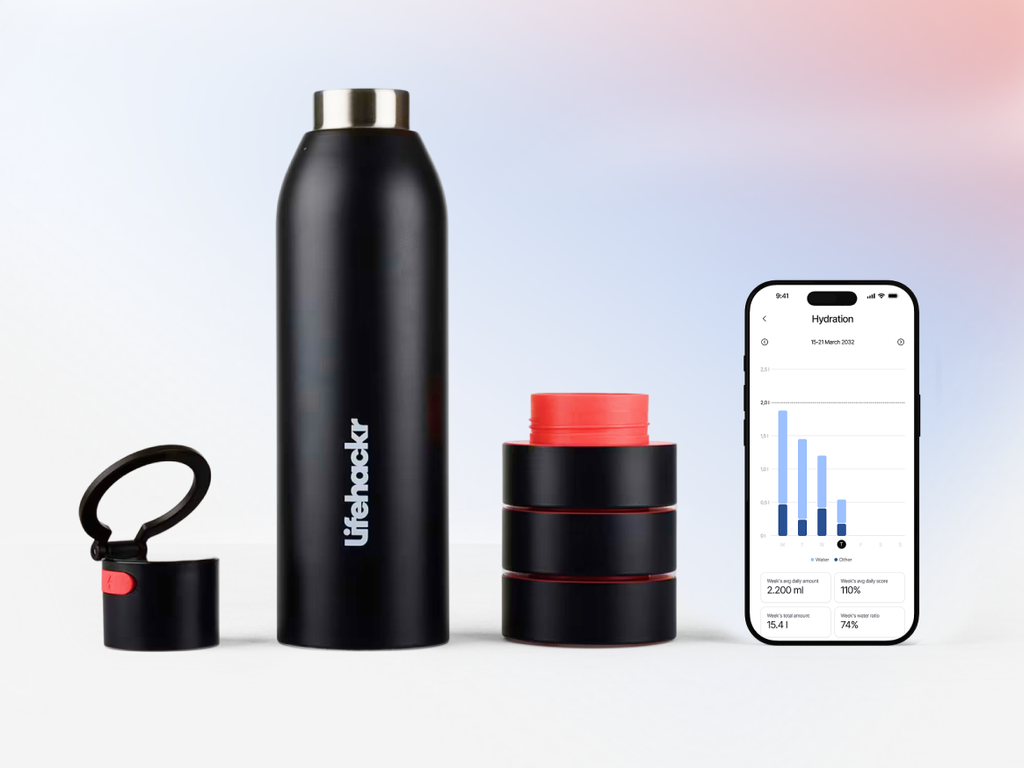 LIFEHACKR®: The World’s Smartest 4-in-1 Water Bottle