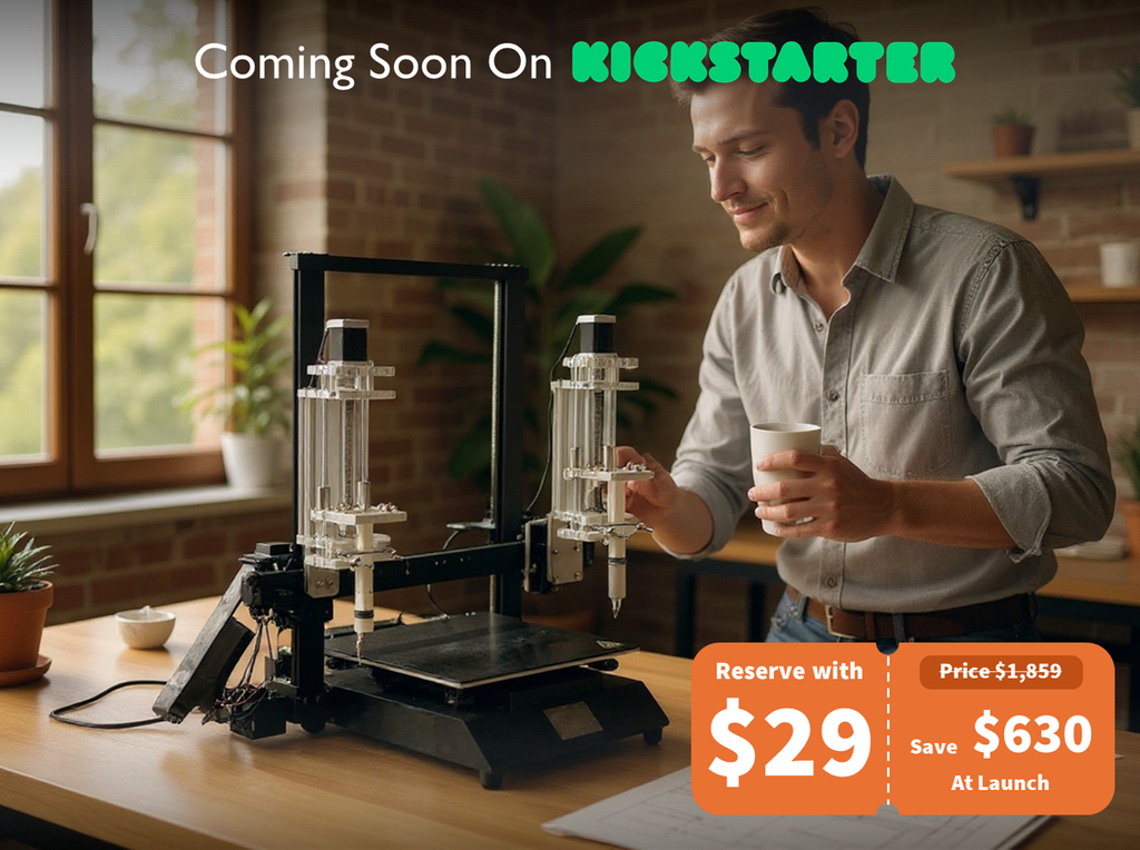 Bacbudy Silicone 3D Printer: Print Your Tactile Parts