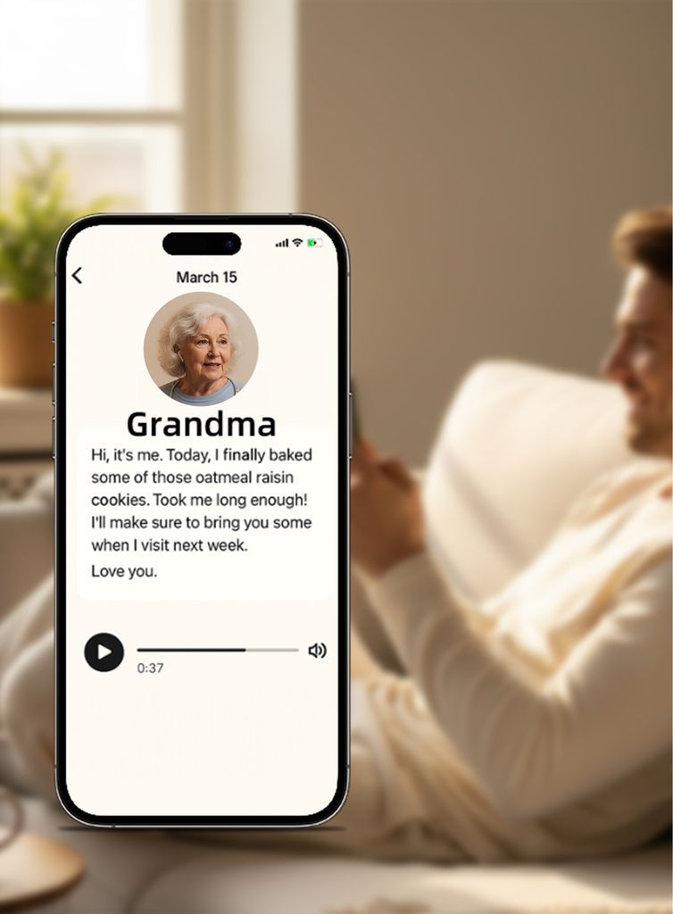 Grandma's voice is actually a gift to the children