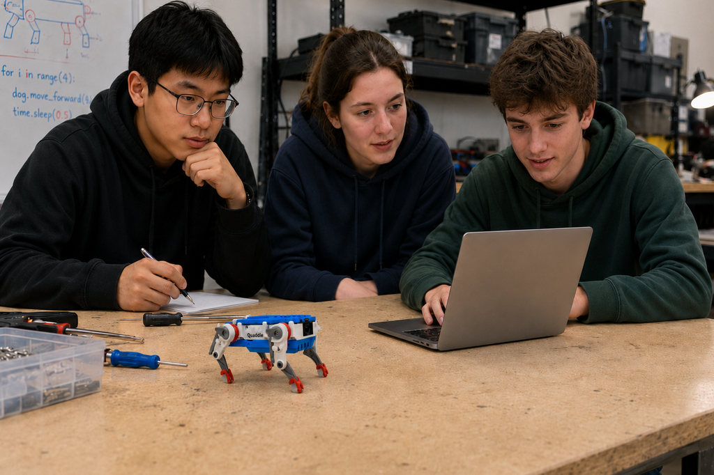 Learn Robotics Coding, AI & 3D-Printing