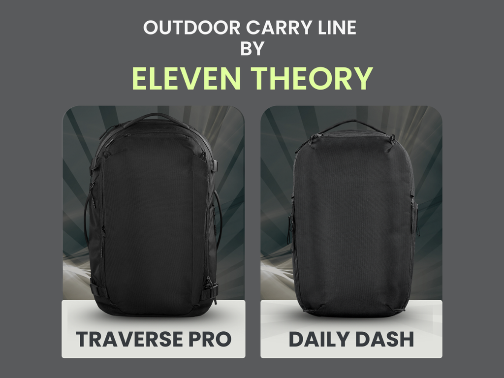 OUTDOOR CARRY LINE: TWO BAGS; ENDLESS POSSIBILITIES