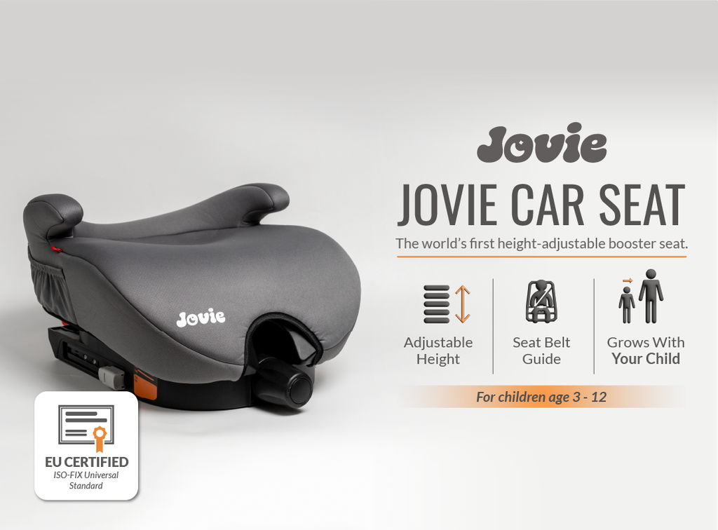 Jovie : The world’s first height-adjustable booster seat
