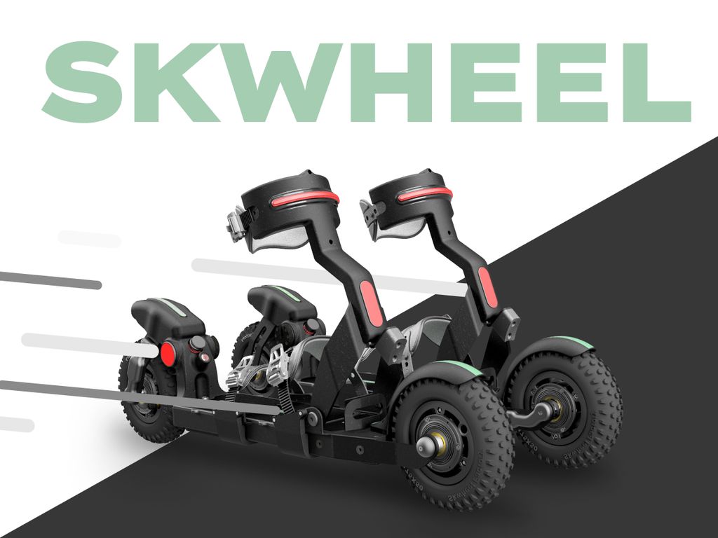 SKWHEEL: World’s 1st All-Terrain Electric Ski