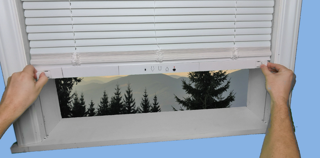 Automates your existing window blinds