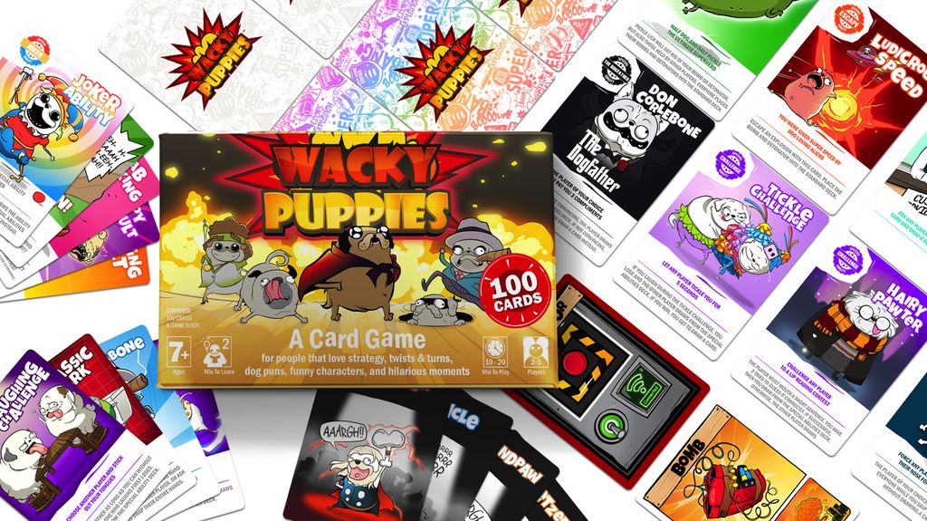 Wacky Puppies: Strategic Card Game With Dog Puns