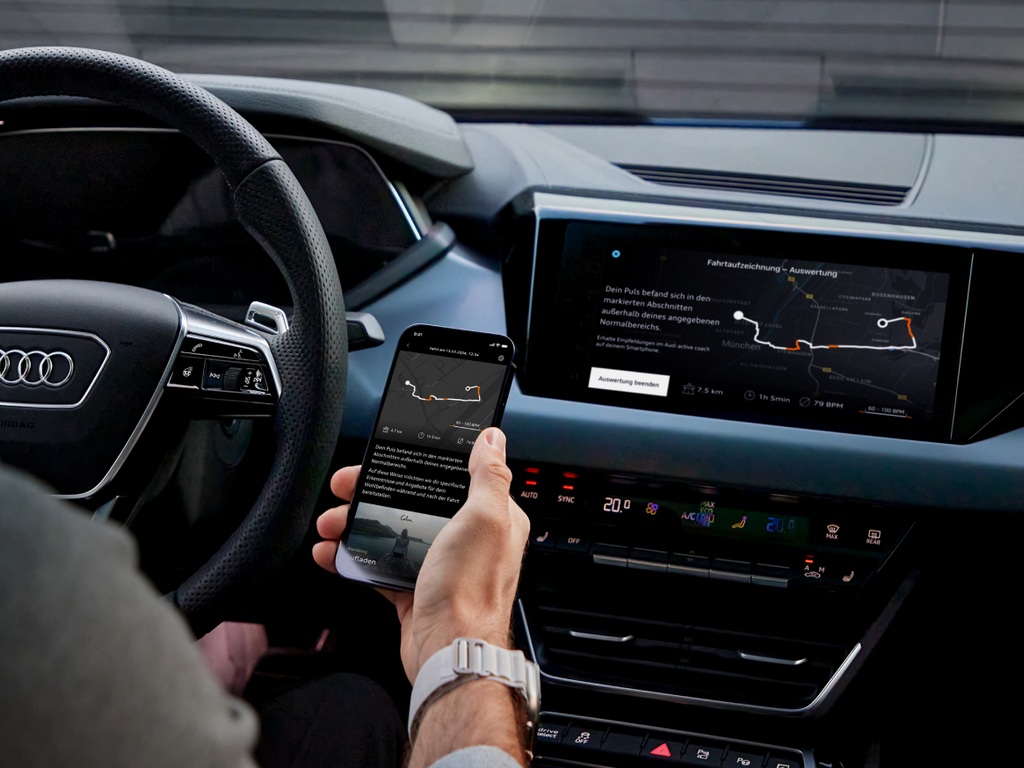 Audi active coach: Ihr Begleiter für Ihr Wohlbefinden
