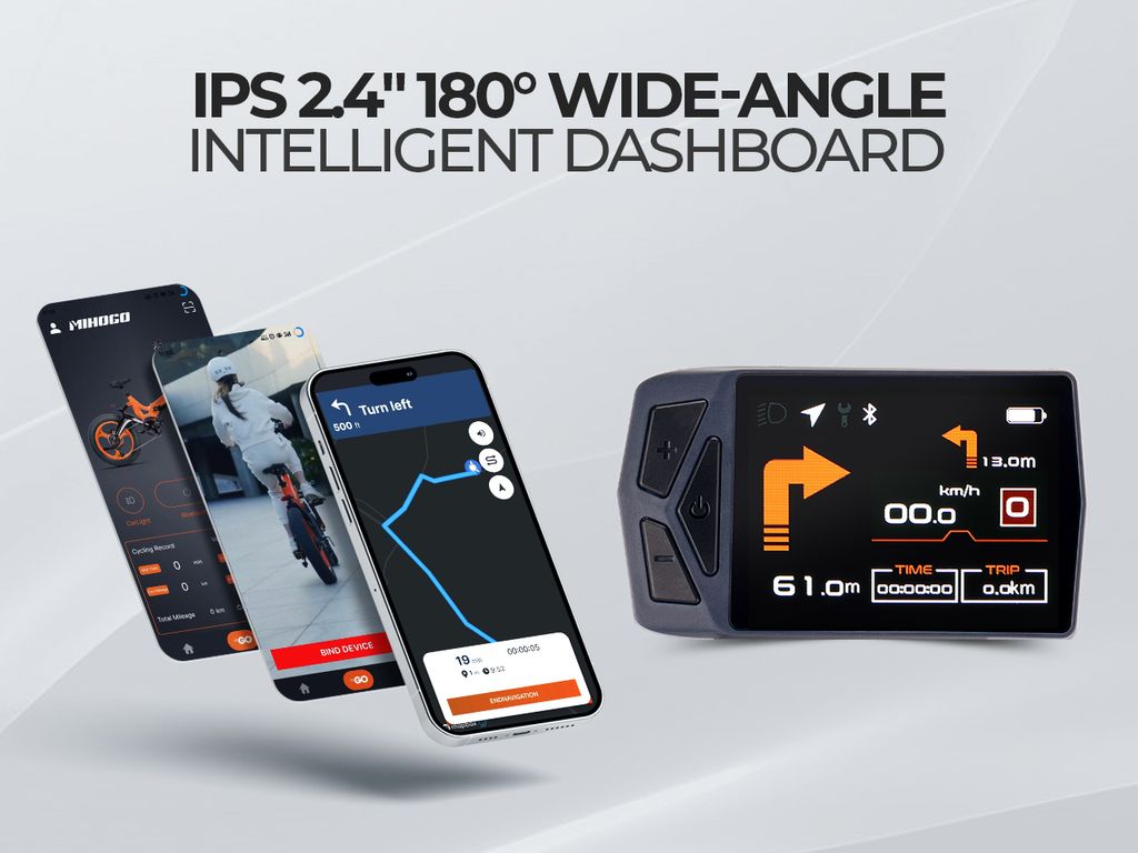  IPS 2.4" intelligent dashboard