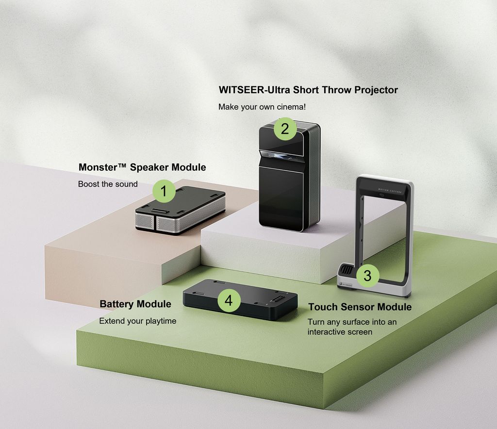 Ultra Short Throw Projector. Make Your Own Cinema!