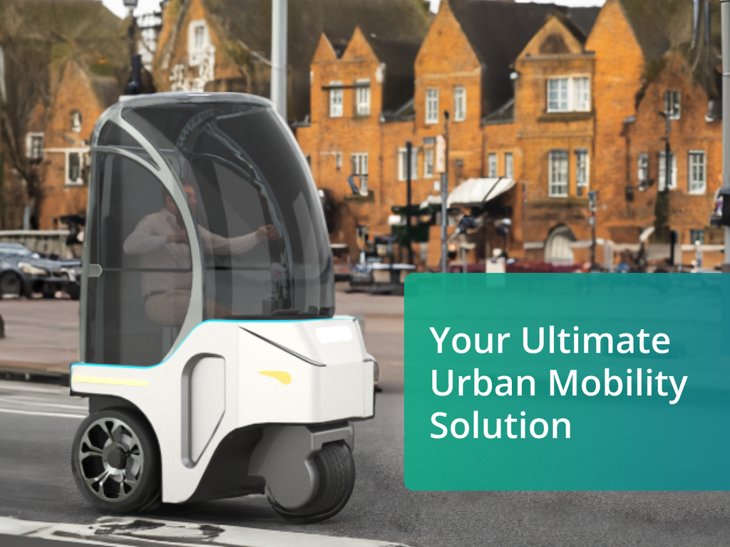 CTPOD One: Electric 3 Wheel Pod for Urban Mobility