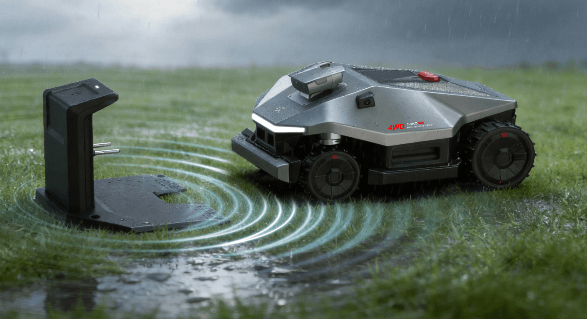 Continuous Mowing, Auto-Recharge