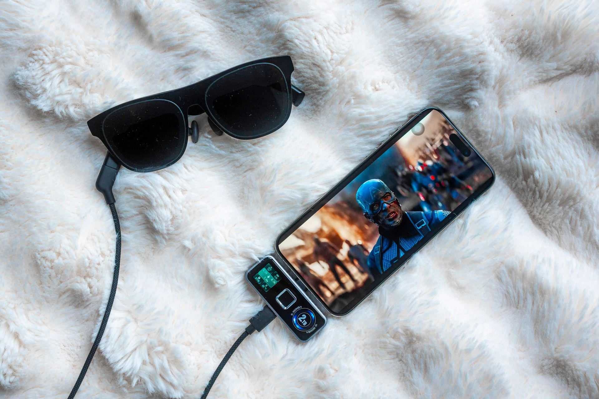 Compatible with AR Glasses XREAL, RayNeo, VITURE