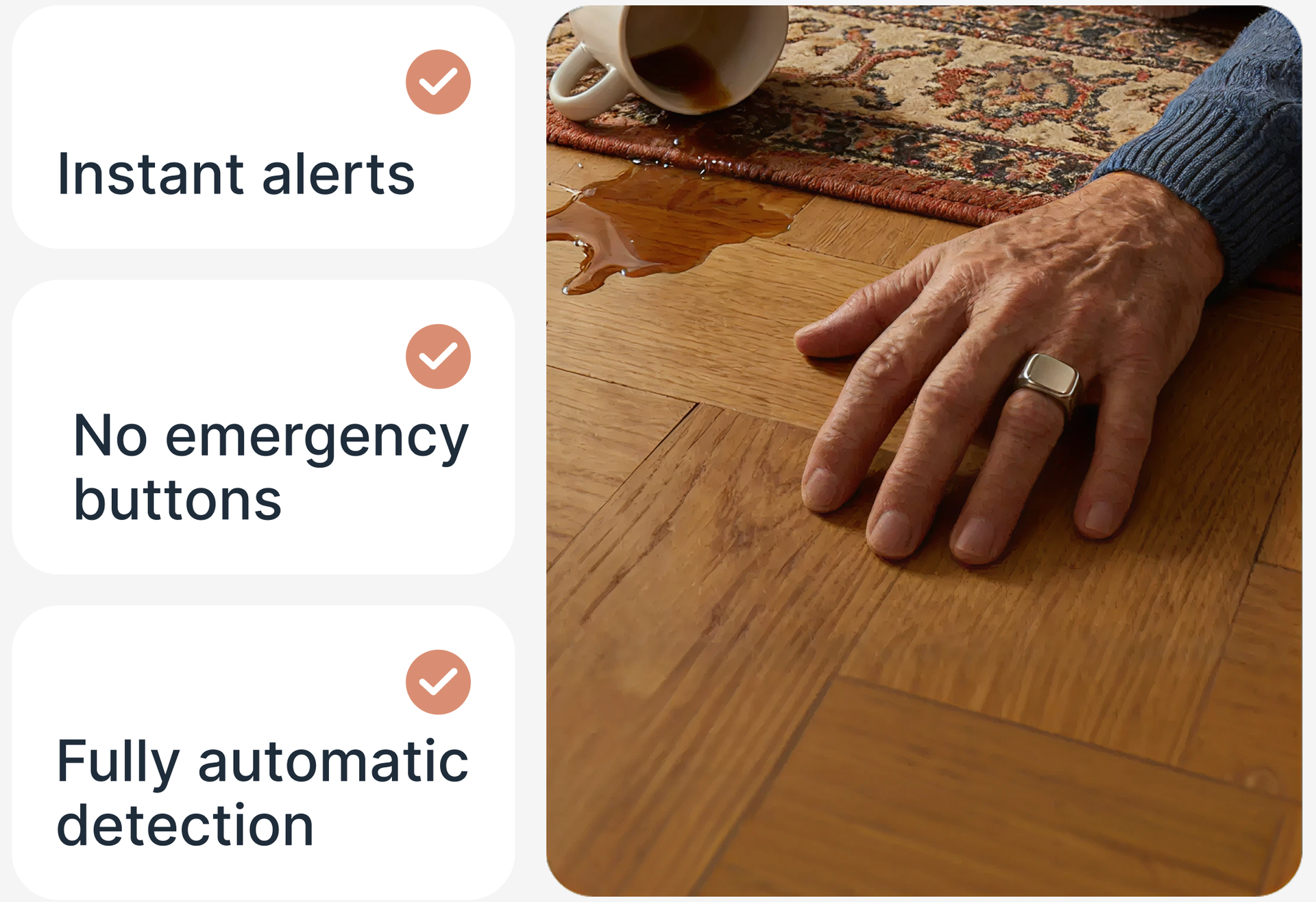 Instant Alerts without Button Presses