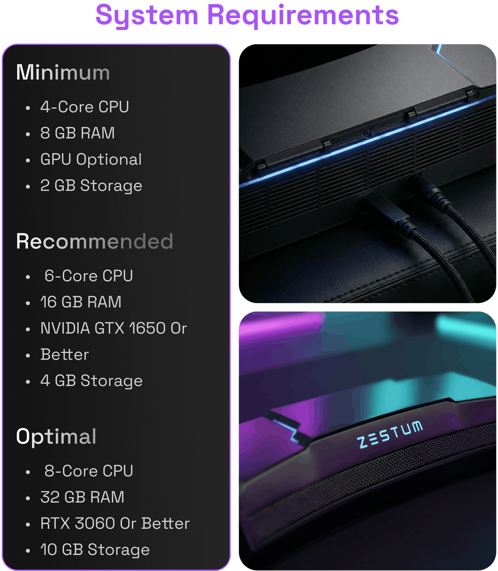 Built to Run Without Affecting Performance