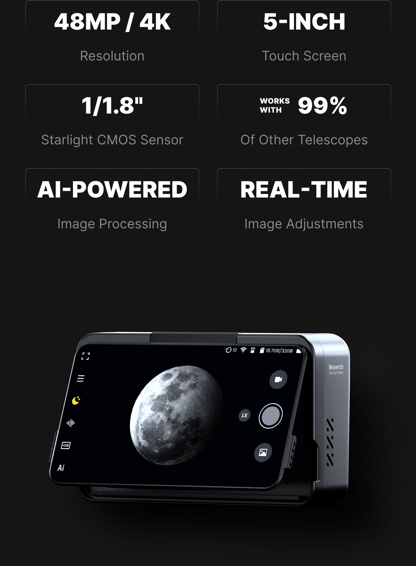 DS1: First and Only AI-Powered Planetary Camera