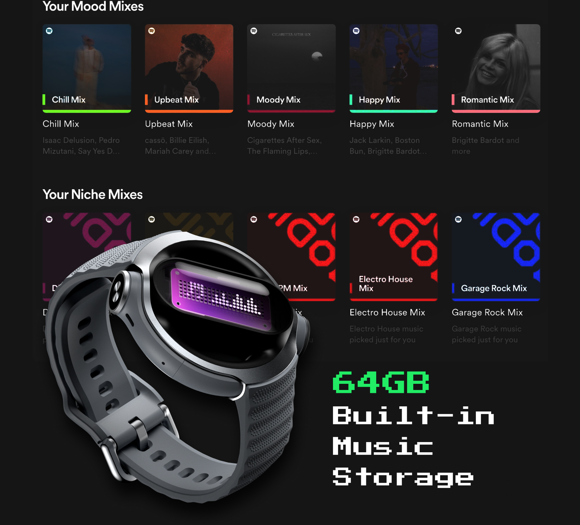 8,000+ Songs No Phone Needed