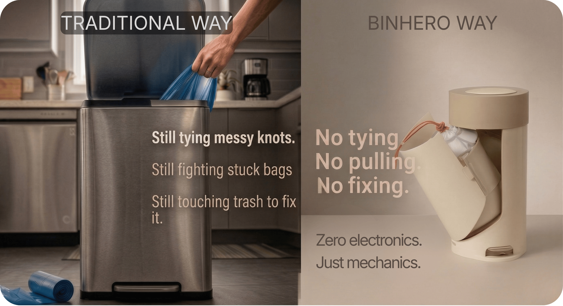 Still doing trash the hard way?