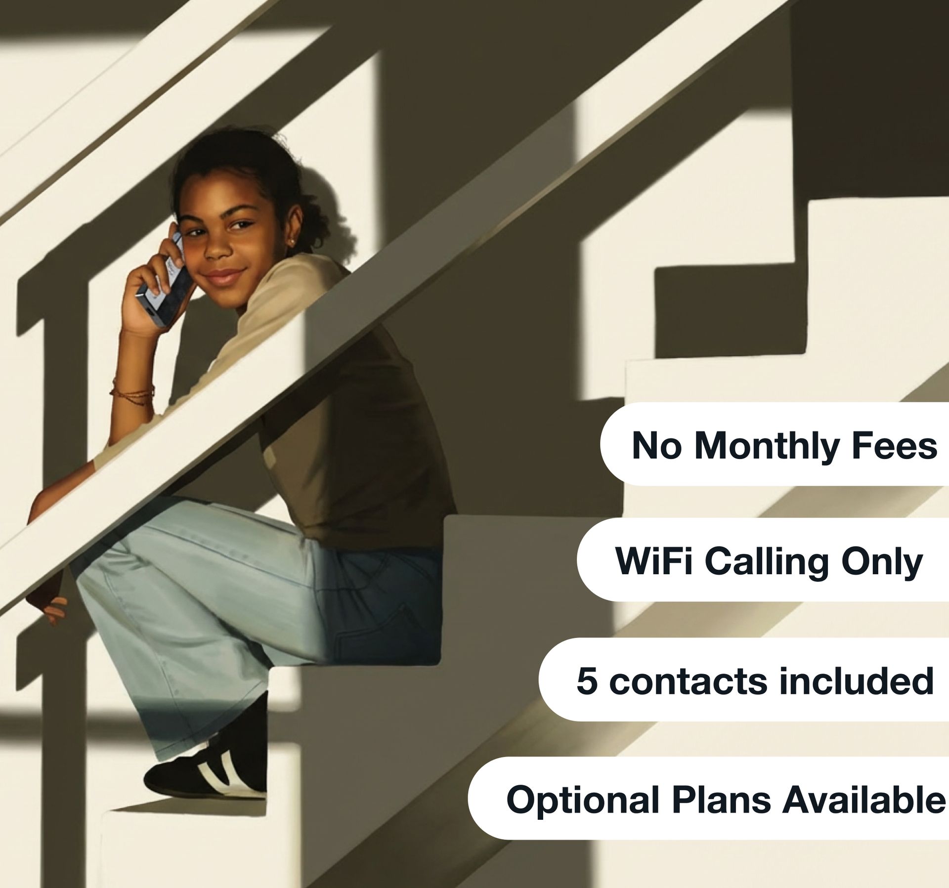 No Carrier Plan. No Monthly Fees Needed.