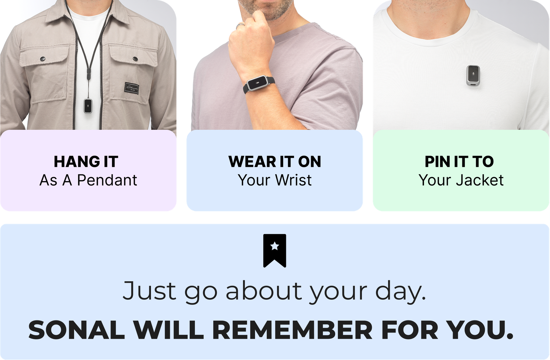 Discreet, Comfortable, Ready