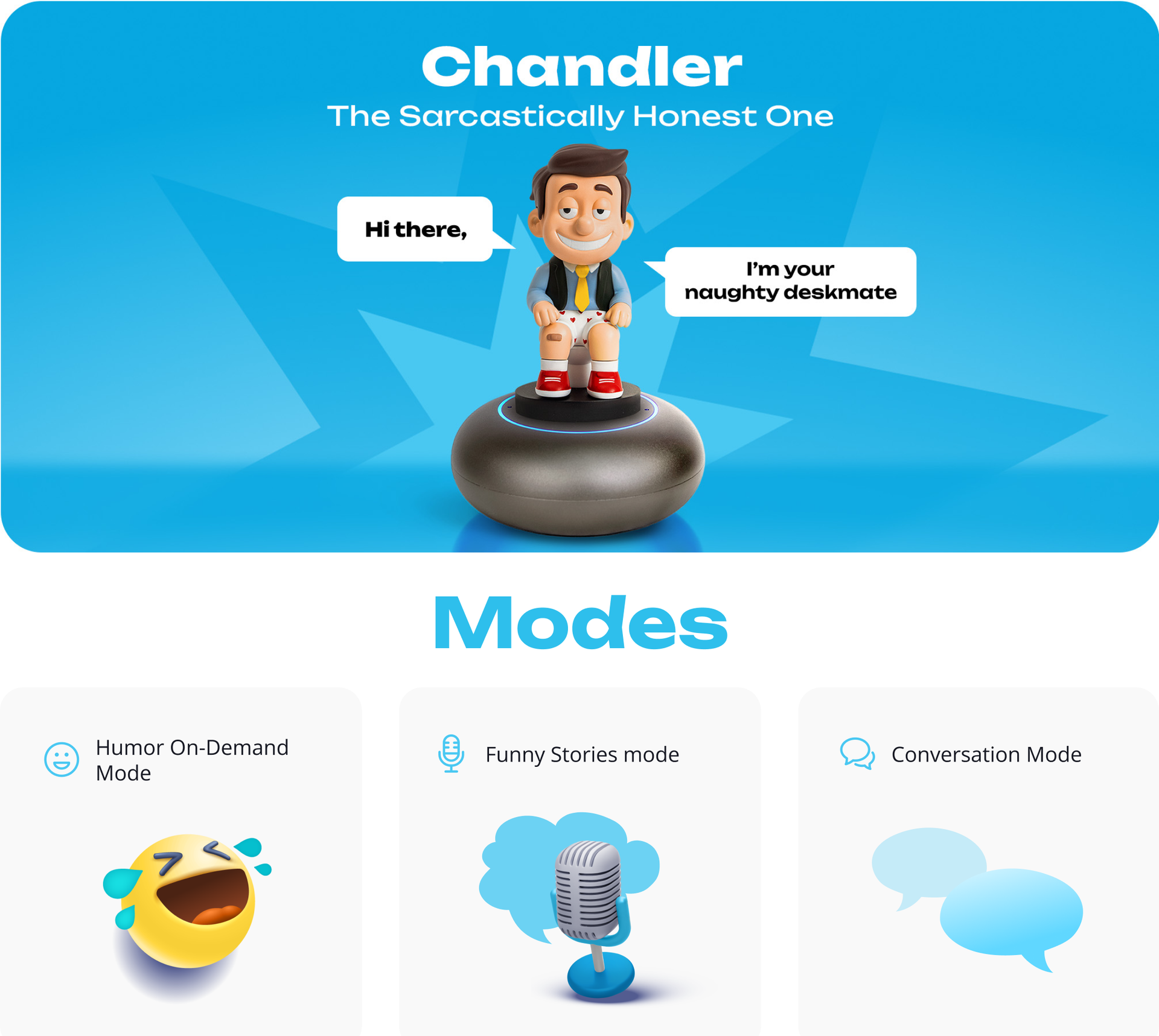 Meet Chandler: who gives you a smile 