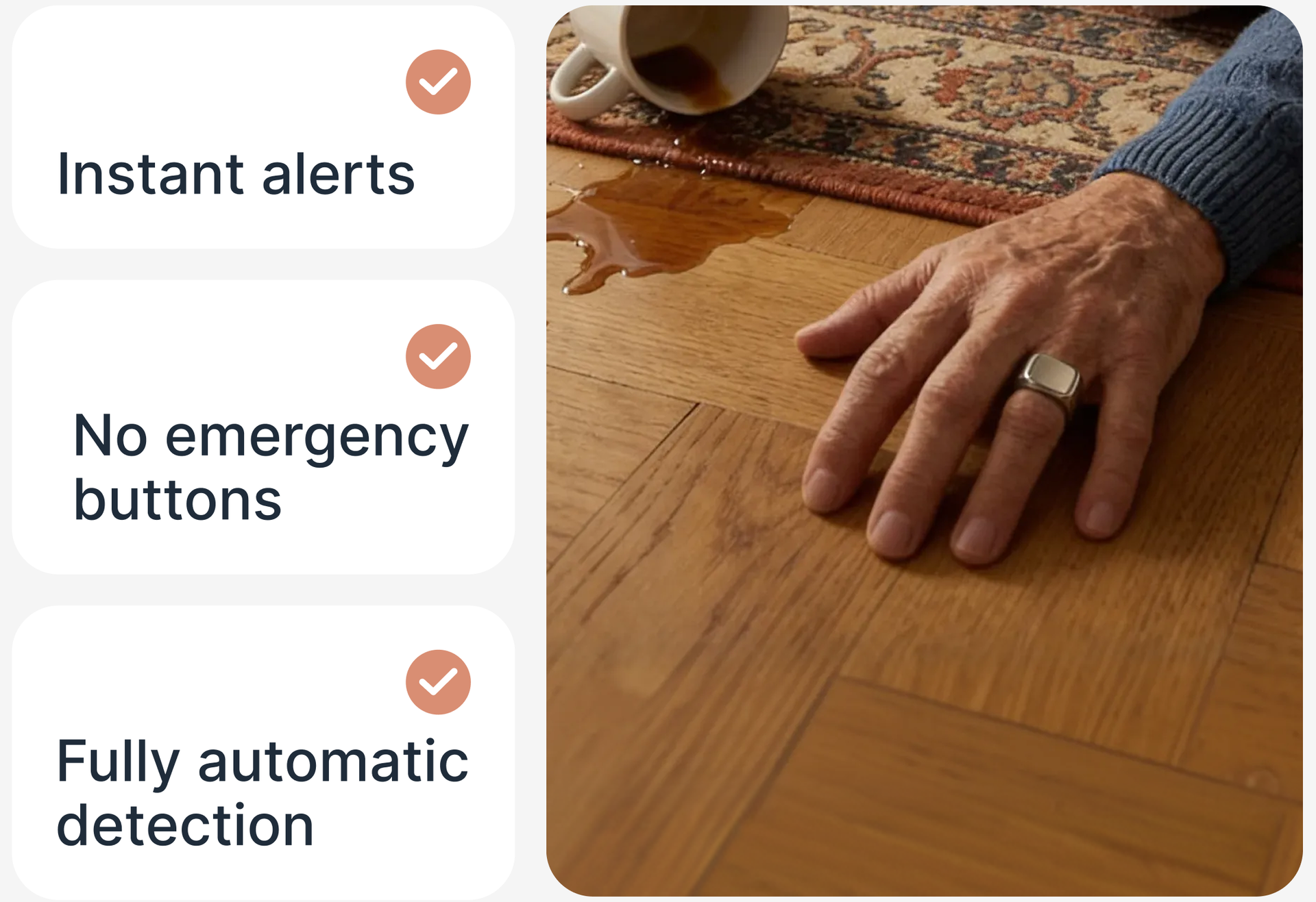 Instant Alerts without Button Presses